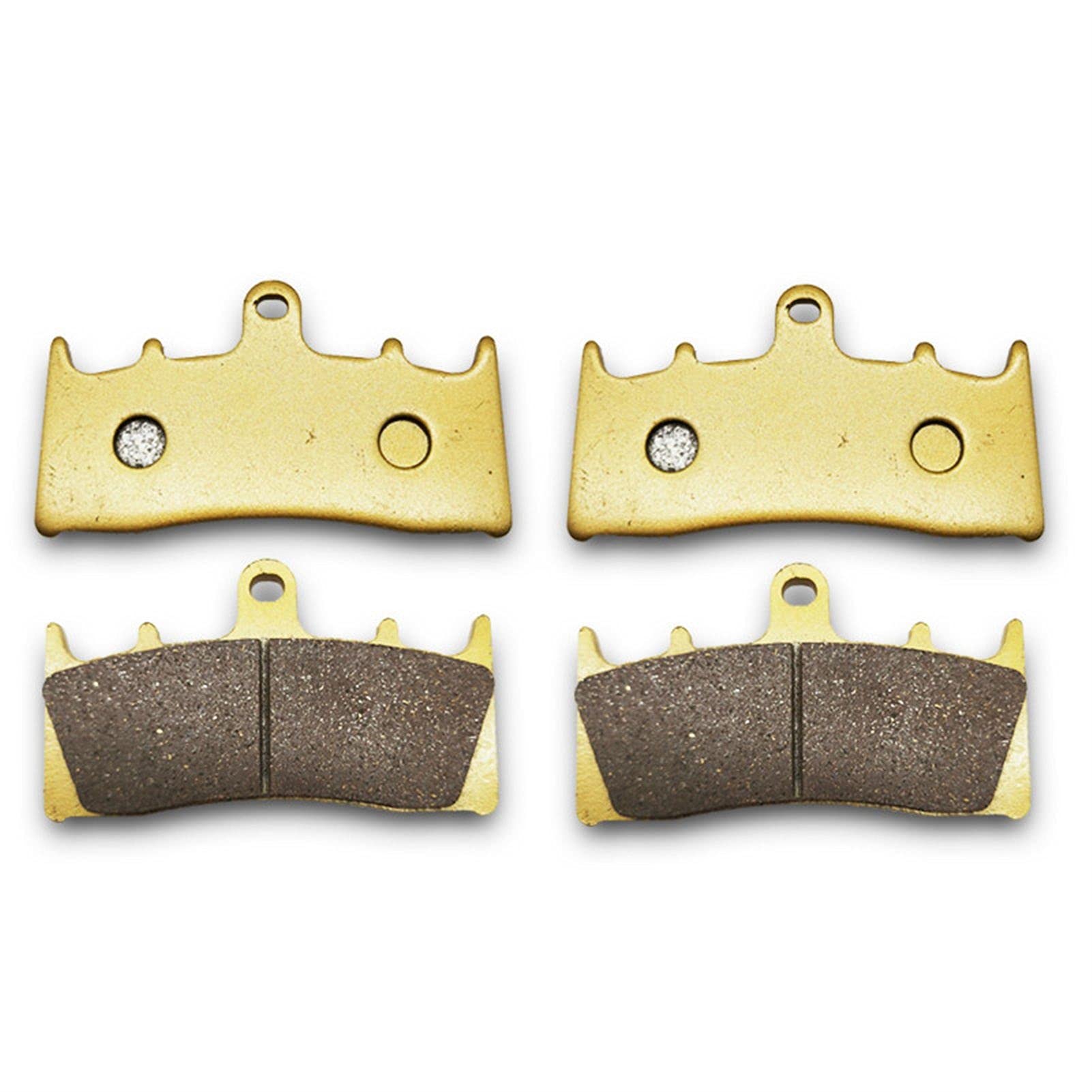 Pizgear Motorrad-Bremsbeläge vorne und hinten, for GSXR 1000 GSXR1000 K1 K2 2001 2002 GSX 1400 GSX1400 2001-2007 Motorrad-Bremsbeläge(2 Pairs Front) von Pizgear