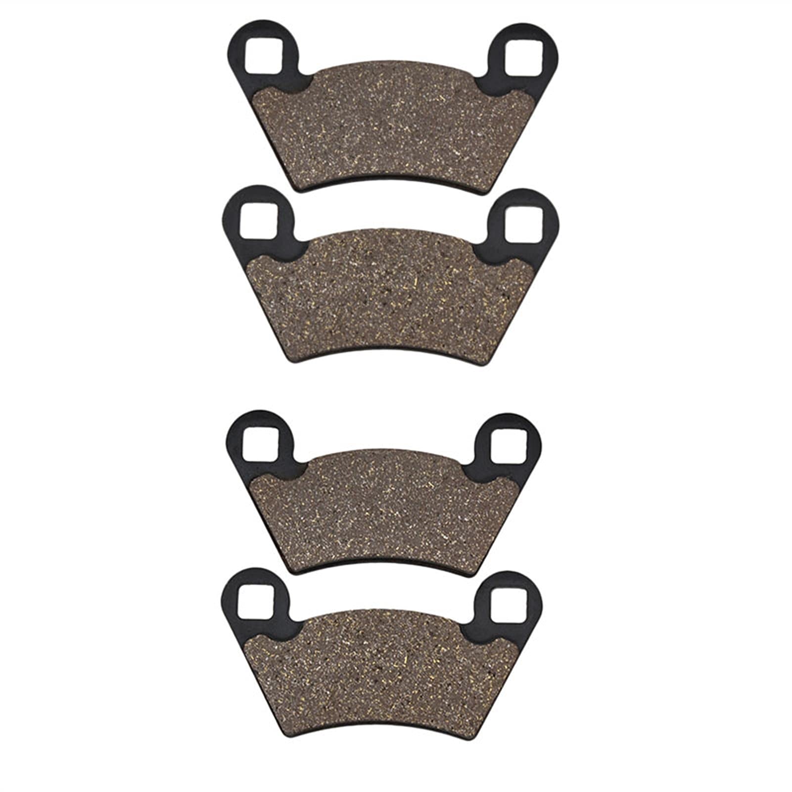 Pizgear Motorrad-Bremsbeläge vorne und hinten, for Polaris, PPS UTV Serie 10 2x4 4x6 Motorrad-Bremsbeläge(2pairs) von Pizgear