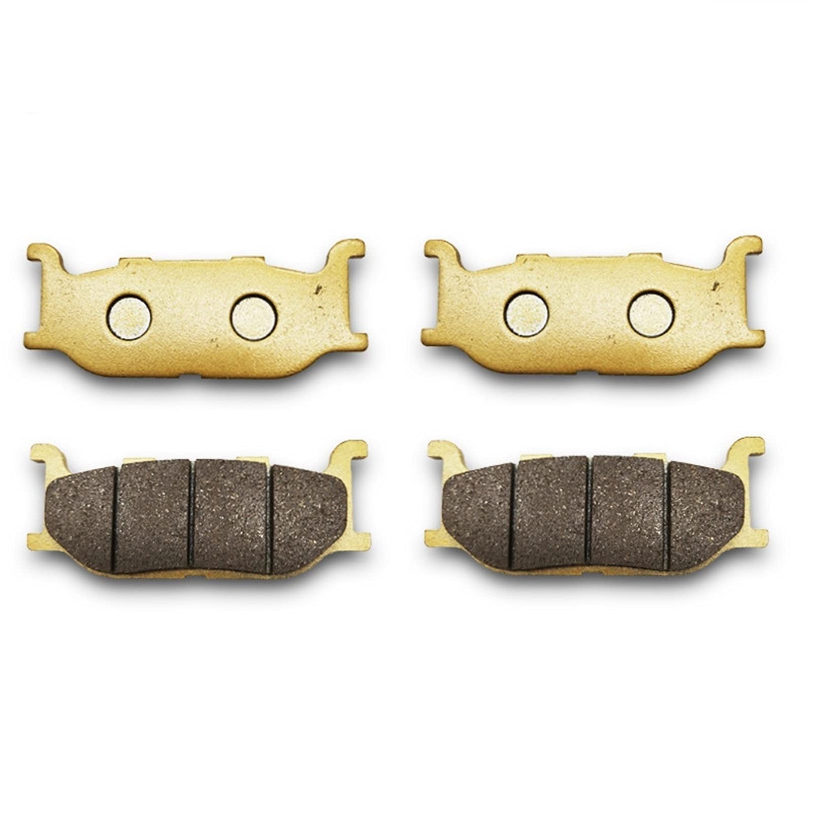 Pizgear Motorrad-Bremsbeläge vorne und hinten, for Yamaha, FZ 6 FZ6, for Fazer, Verkleidung 2 Kolben-Bremssattel 2004-2007 XJ6 XJ 6 S Diversion 2013 Motorrad-Bremsbeläge(2 Pairs Front) von Pizgear