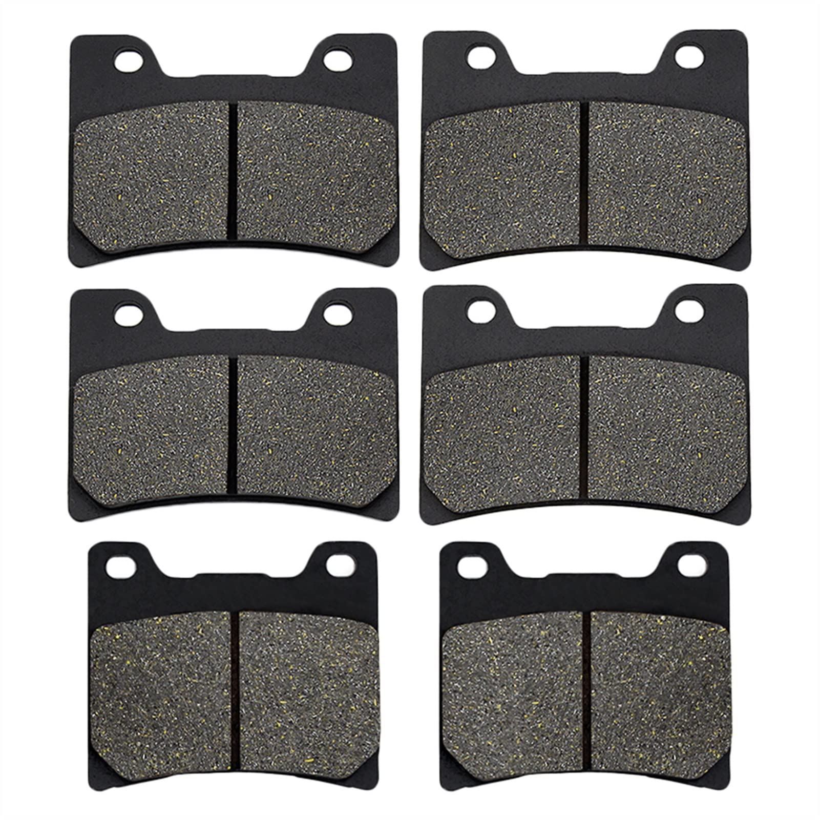 Pizgear Motorrad-Bremsbeläge vorne und hinten, for Yamaha, FZR600 FZR 600 YZF 600R YFZ600R FZR750 FZR 750, for Genesis, FZ750 FZ 750 1987-1999 Motorrad-Bremsbeläge(Front and Rear) von Pizgear