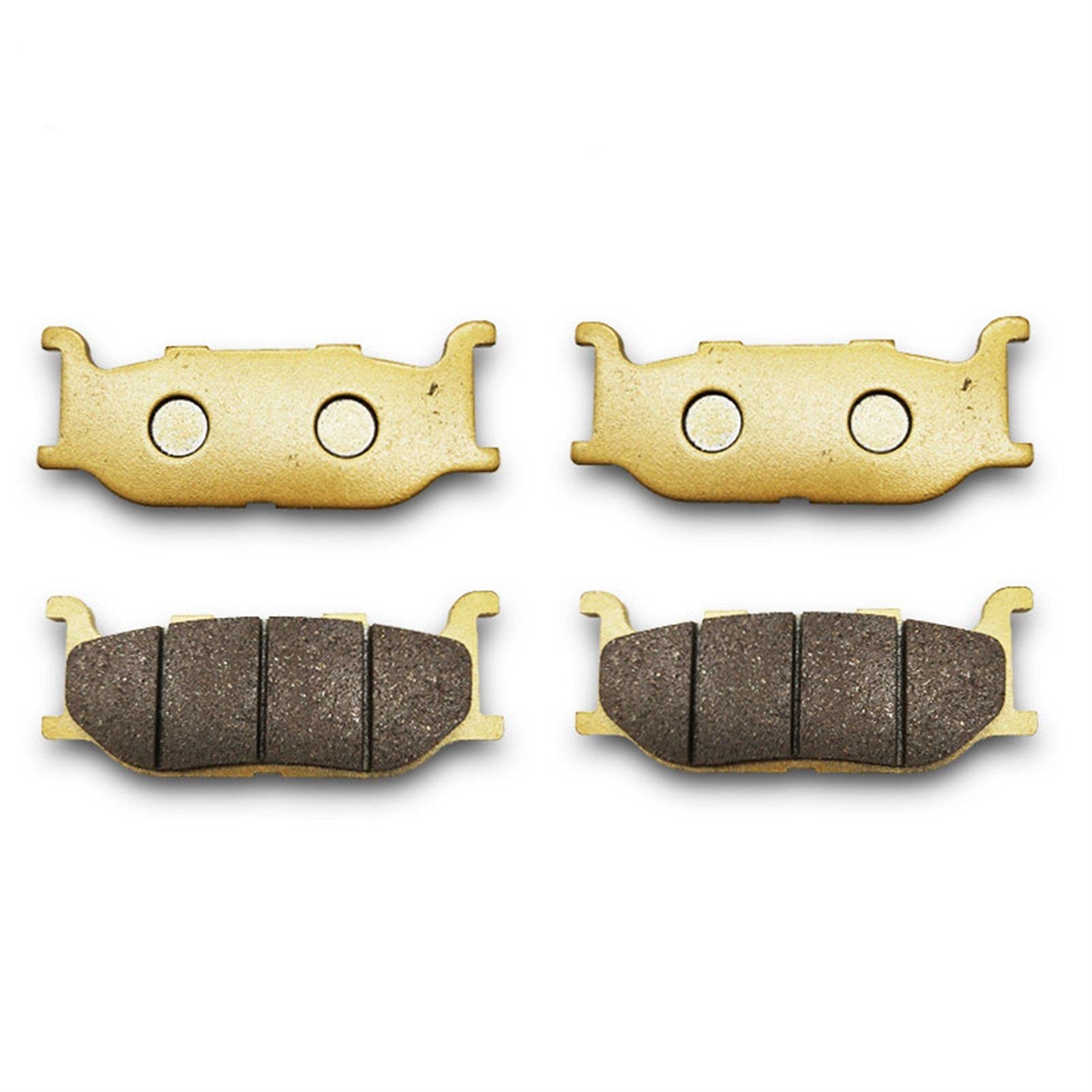 Pizgear Motorrad Vorne Bremsbeläge Scheiben, for Yamaha, XVS 650 950 1300 Drag Star 1997-2007 VStar Custom 1997-2015 Classic Motorrad-Bremsbeläge(2 Pairs) von Pizgear