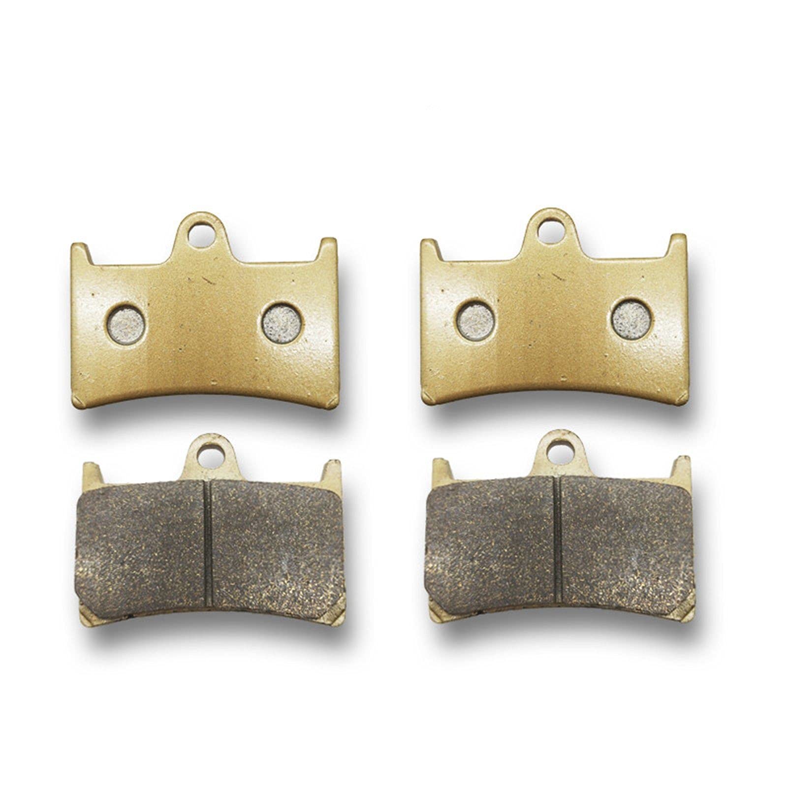 Pizgear Motorradbremsbeläge vorn hinten, for Yamaha, YZF R1 YZFR1 1998 1999 2000 2001 YZF- R7 750 0W02 YZFR7 Straßenversion 1999 2000 2001 Motorrad-Bremsbeläge(2 Pairs Front) von Pizgear