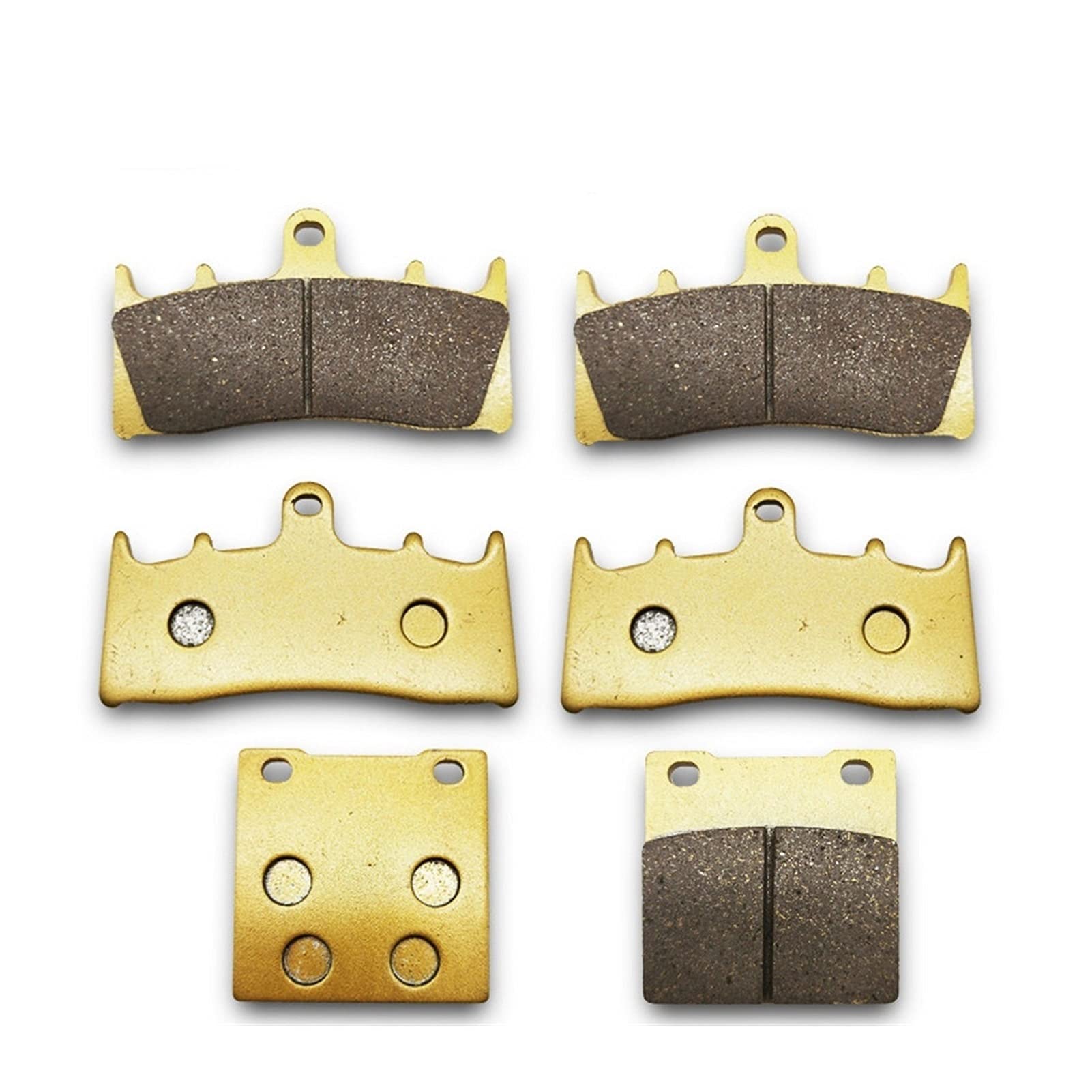 Pizgear Motorradbremsbeläge vorn hinten GSX 1300 R GSX1300R, for Hayabusa, GSXR1300 1999 2000 2001 2002 2003 2004 2005 2006 2007 Motorrad-Bremsbeläge(3 Pairs All) von Pizgear
