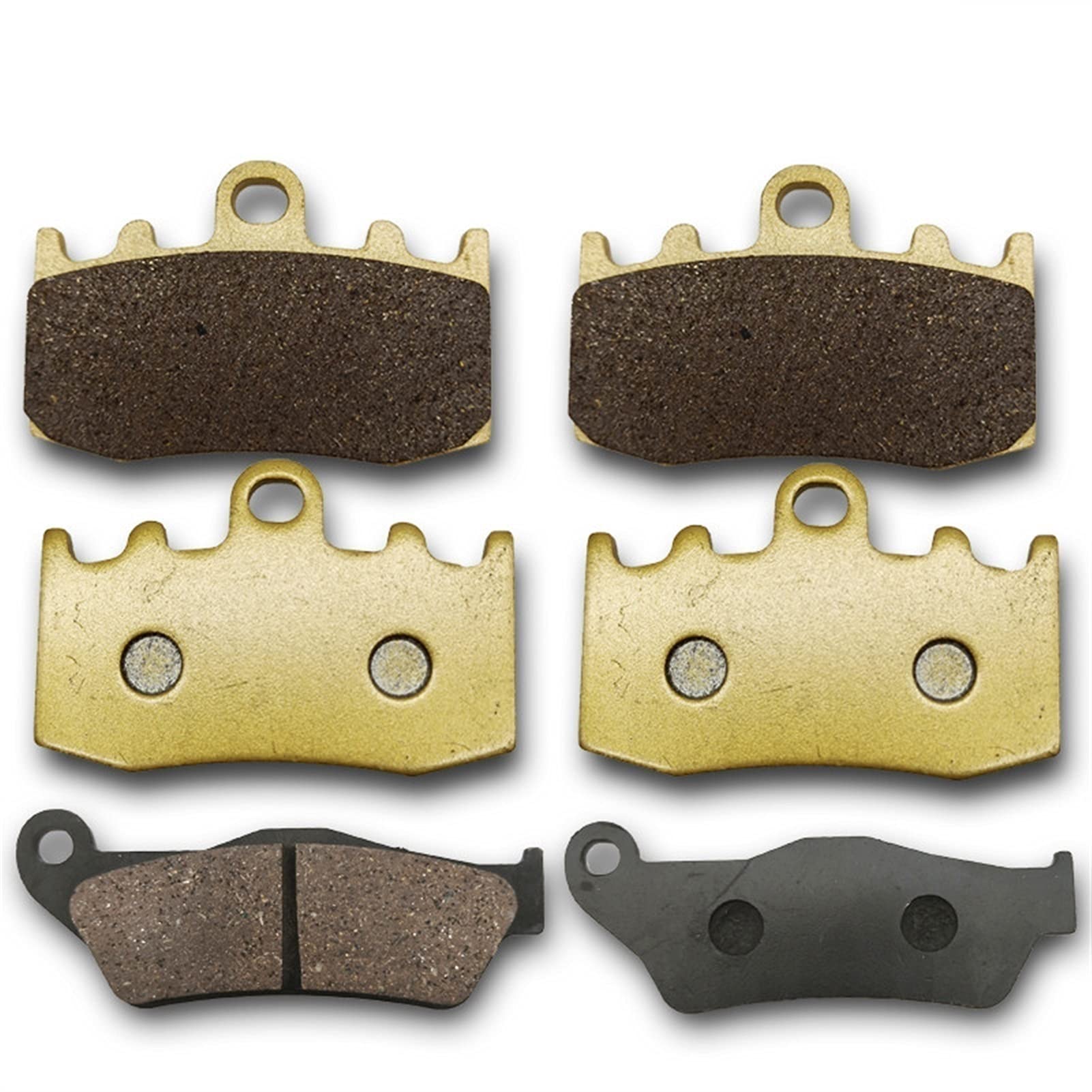 Pizgear Motorradteile Bremsbelagsatz vorn hinten, for R1200GS 2007 2008 R1200RT K26 R1200ST K28 Adventure R1200S 2006-2008 Motorrad-Bremsbeläge(3 Pairs All) von Pizgear