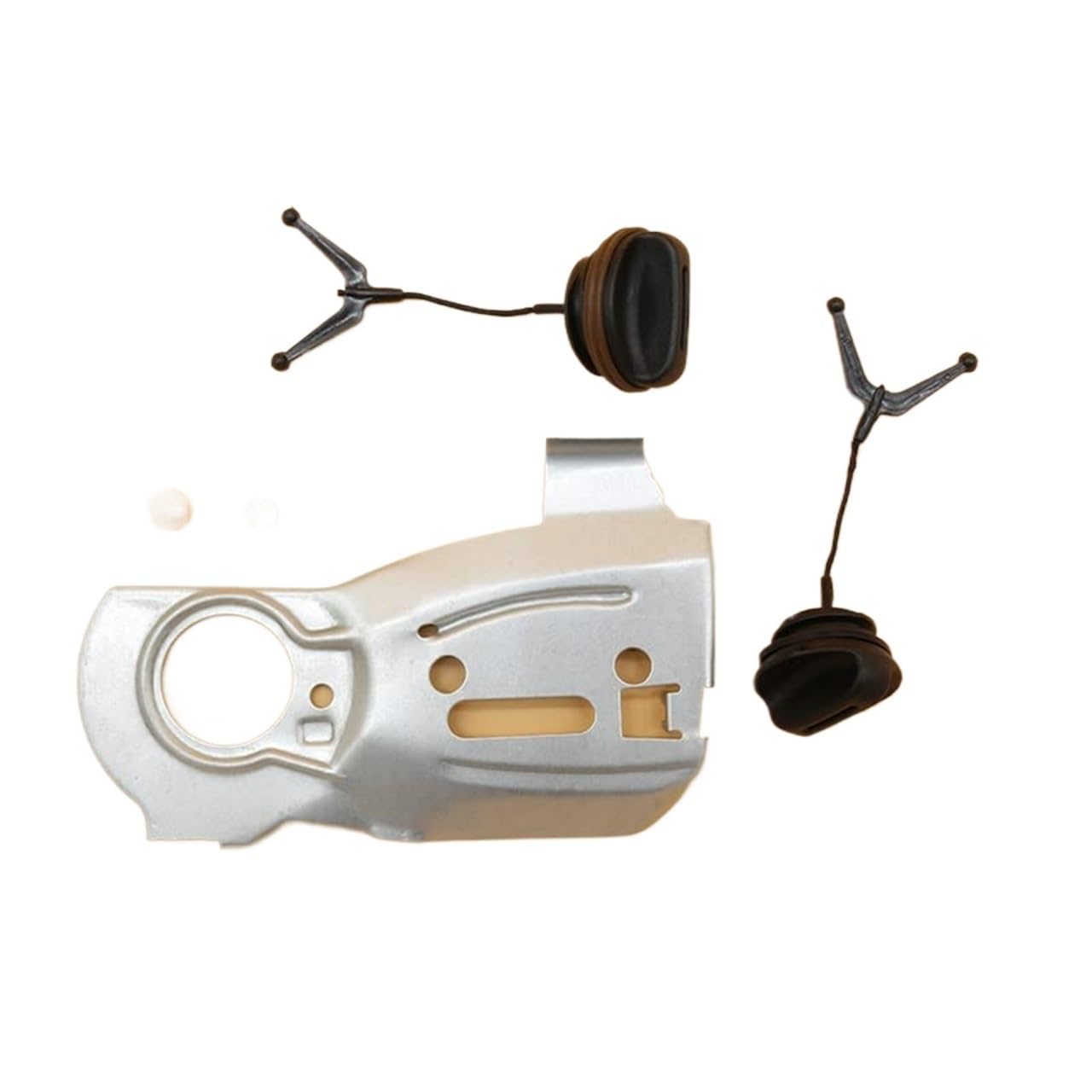 Pizgear Ölpumpe Heizöldeckelplatte Tankentlüftungsentlüftungssatz, for Husqvarna, 340 345 350, for JONSERED, 2150 2145 2141 Kettensägenteile 503875701 Tankdeckel für Kettensägen von Pizgear