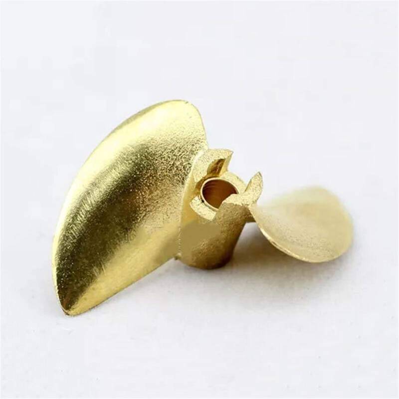 Pizgear Rc Boot Kupfer Propeller D30/32/35/38/44/48/50/52mm 2 klingen Positive Propeller 3,18mm/4mm/4,76mm Boot Welle Propeller für Boote(D48mm for 4mm) von Pizgear