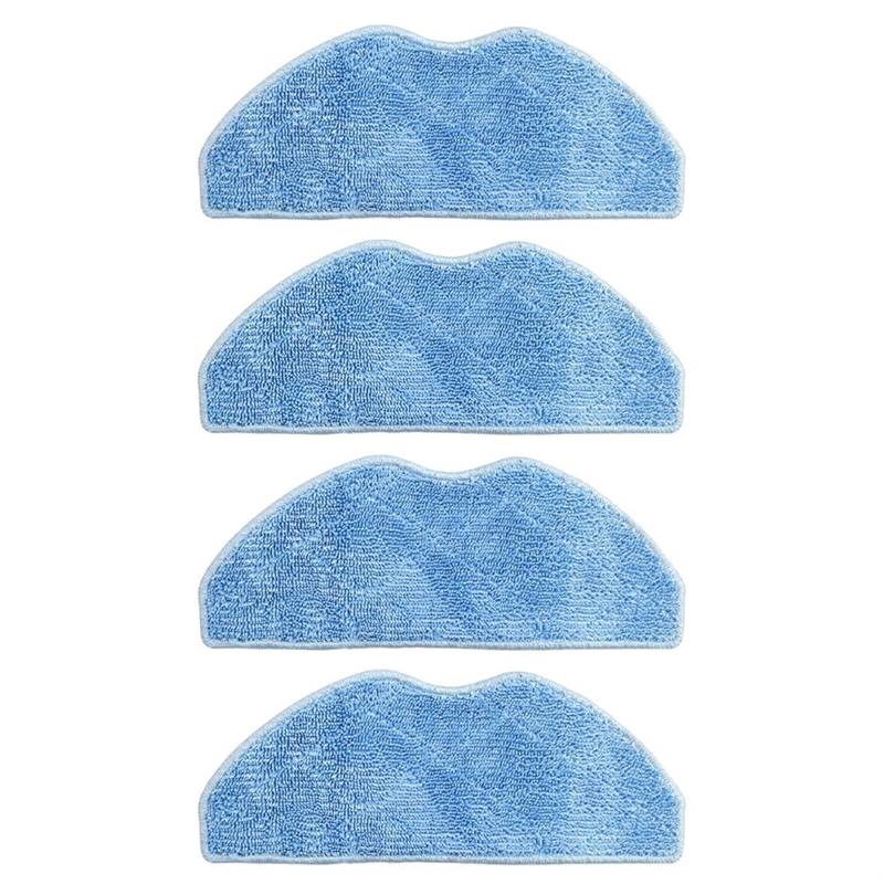 Pizgear Reinigungs-Mopptücher, for X-Plorer Serie 75 S+ Staubsauger, Trocken- und Nassnutzung, Mopptücher, Pad-Bodenreinigung Roboter-Staubsauger-Wischpad(4 Pack) von Pizgear