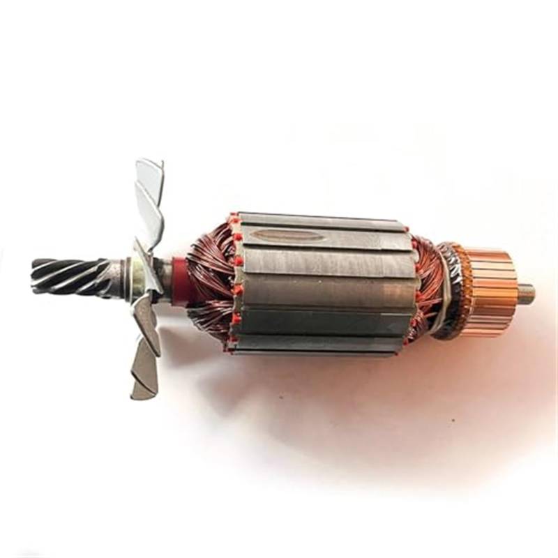 Pizgear Rotor, for makita, 2414B 2414NB Stahlschneidemaschine Anker Rotor Anker Zubehör Gartengeräte Anker Rotor Anker(Black Rotor) von Pizgear