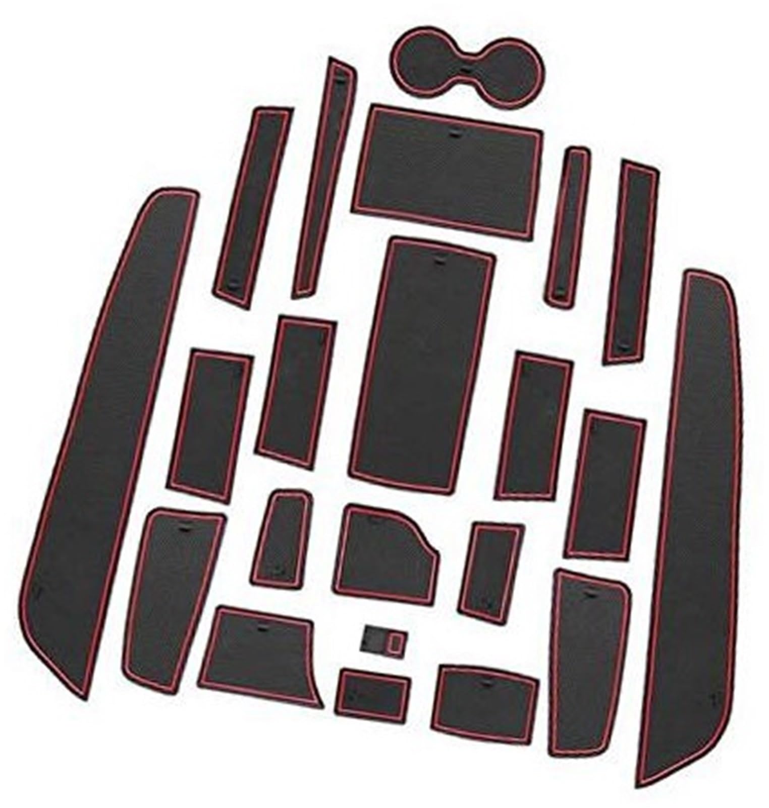 Pizgear Rutschfeste Gummimatten, for C5 Aircross, Automatten Türschlitzmatte Autoarmlehne Getränkehaltermatte Mittelkonsole Antirutschmatte, C5 Aircros Zubehör Innendekoration, 22 Stück/Packung Anti-R Pizgear Rutschfeste Gummimatten, for C5 Aircross, Automatten Türschlitzmatte Autoarmlehne Getränkehaltermatte Mittelkonsole Antirutschmatte, C5 Aircros Zubehör Innendekoration, 22 Stück/Packung Anti-R von Pizgear