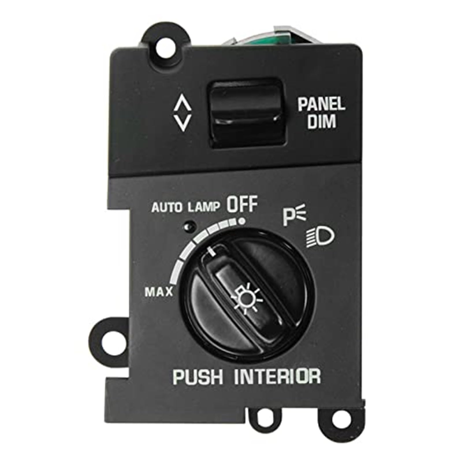 Pizgear Scheinwerferschalter Kompatibel mit 1997, for Ford, Contour 1995-1997 Crown Victoria, for Mercury, Grand Marquis Autoscheinwerferschalter(Black SWA41667) von Pizgear
