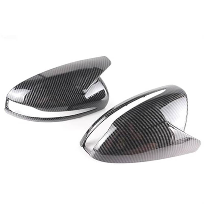 Pizgear Seitenrückspiegelabdeckung, for, for, C GLC SE Klasse W205 X253 W222 W213 W238 Ersatz Carbon Black Caps Shell LHD Außenspiegel Ersatzteile Auto-Außenspiegelabdeckung(Black Carbon Pattern-2) von Pizgear