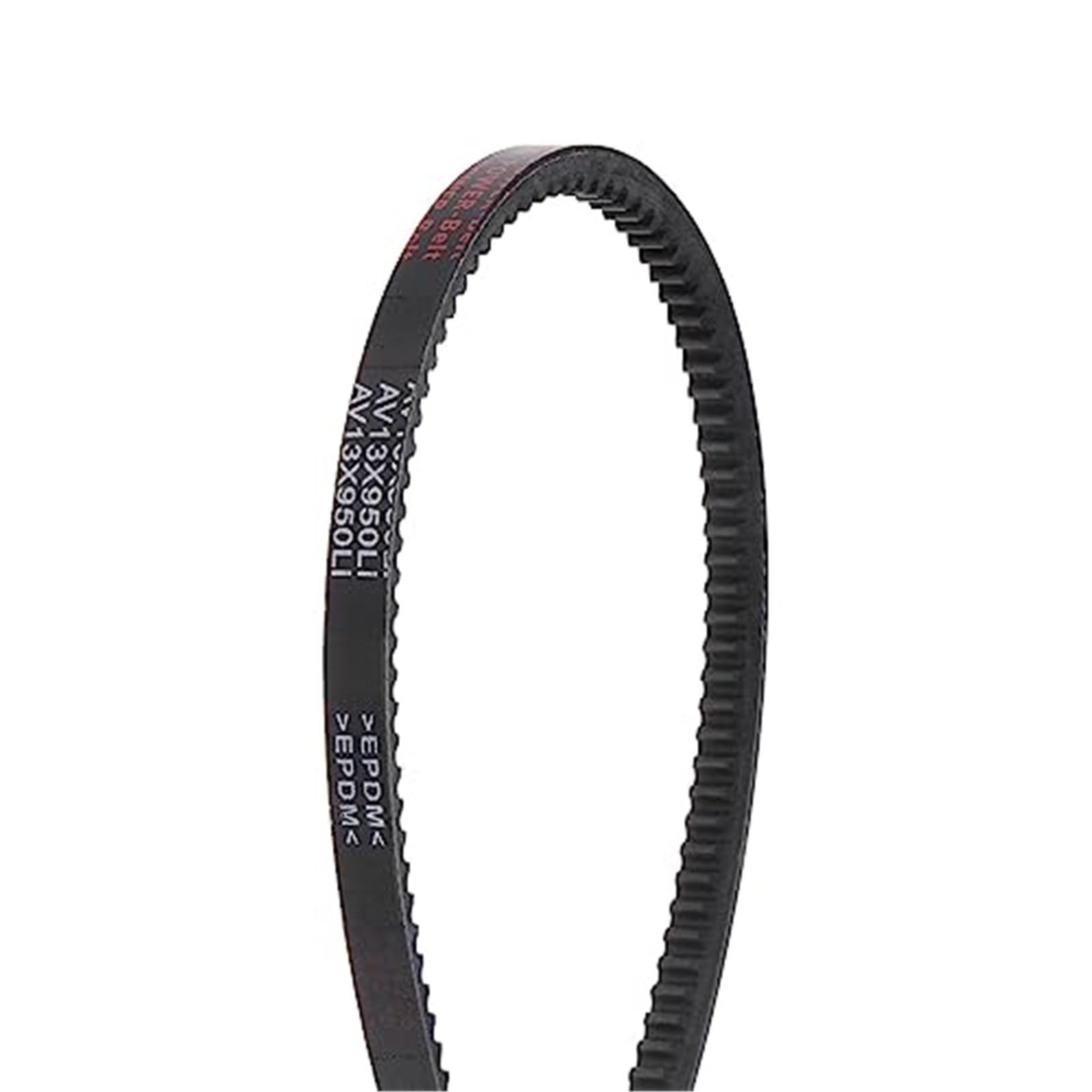Pizgear Sourcing Map 2 Stück 13 x 1070 Zahnkeilriemen AX-Abschnitt Antrieb Kantenfreier Riemen 1070 mm Innenumfang 13 mm Breite 8 mm Dicke EPDM, for Kraftübertragung Rasenmäher-Antriebsriemen(BLACK 95 von Pizgear