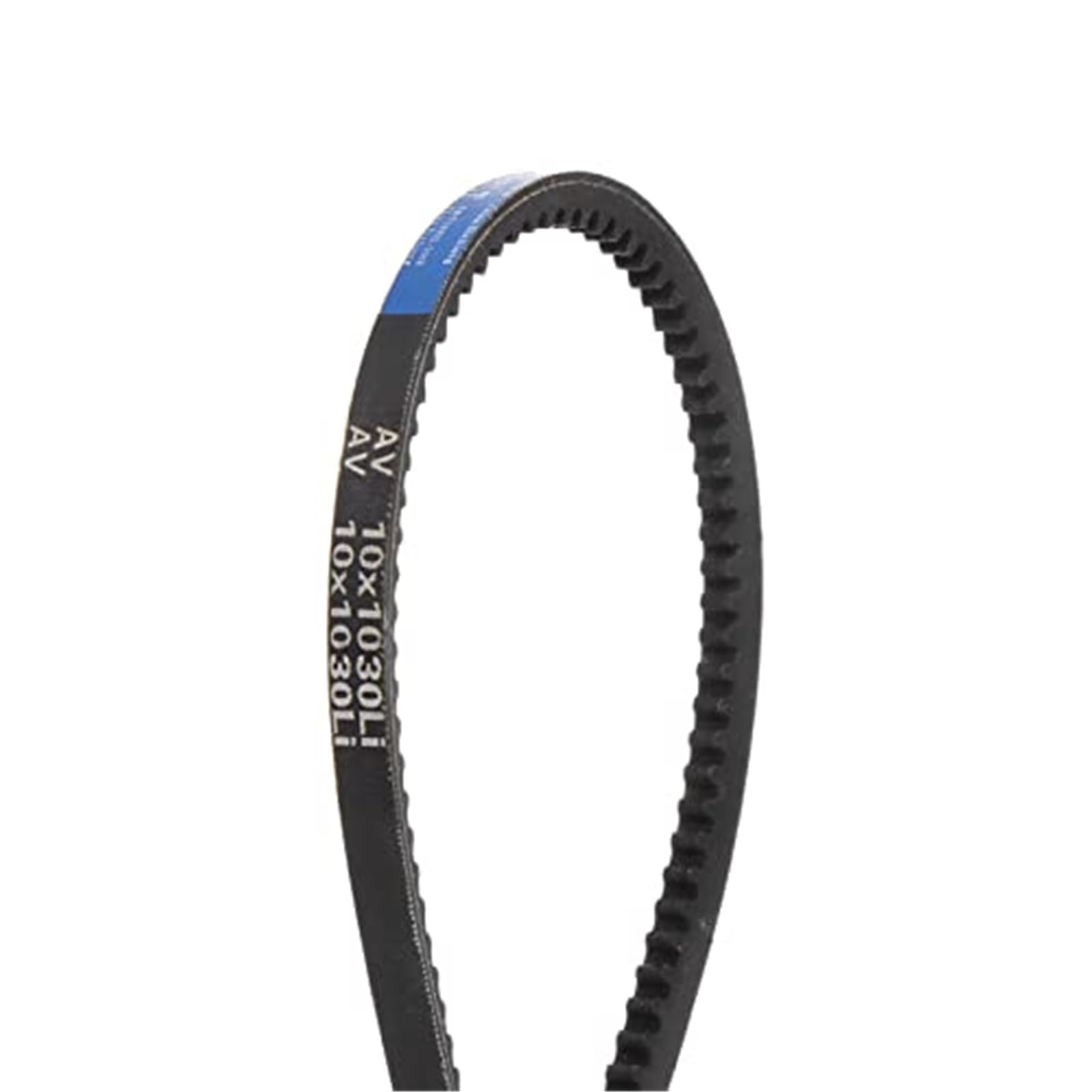 Pizgear Sourcing Map AV10 Keilriemen mit Zahnung, 760 mm Innenumfang, 10 mm Breite, 8 mm dick, Gummi-Antriebsriemen for die Kraftübertragung Rasenmäher-Antriebsriemen(Black 1030mm 1) von Pizgear