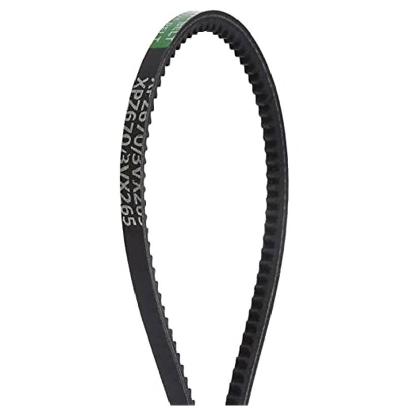 Pizgear Sourcing Map XPZ-800 Keilriemen, Antriebsriemen, 800 mm Teilung, Umfang 10 mm Breite, 8 mm Höhe, Gummi, for Kraftübertragung, 2 Stück Rasenmäher-Antriebsriemen(Black 670mm 1) von Pizgear