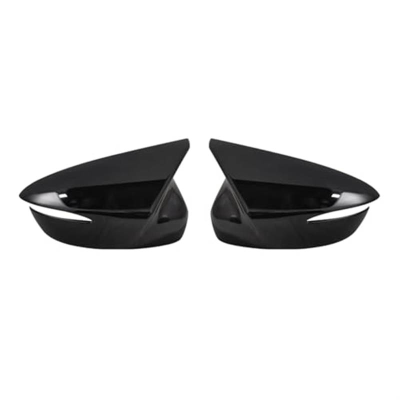 Pizgear Zierleiste for Autotür-Rückspiegel, for Mazda, CX-5 2015 2016, for CX-4 CX-3 2016 2017 2018, Außenspiegel-Ersatzteile Auto-Außenspiegelabdeckung(Bright Black) von Pizgear