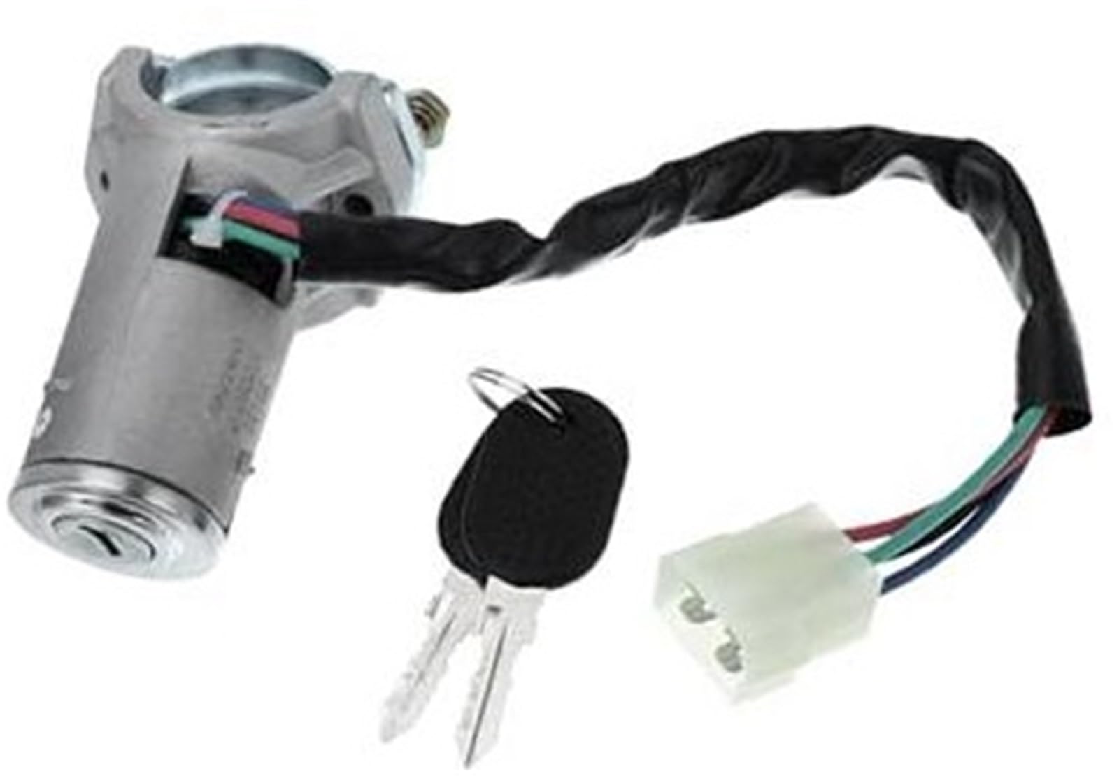 Pizgear Zündschloss-Schließzylinder-Montagesatz kompatibel for Peugeot J5 1981-1994, langlebiger silberfarbener Zündschlosszylinder aus Metall, Ersatz for Schlüsselschalter und Anlasser Auto-Zündschlo Pizgear Zündschloss-Schließzylinder-Montagesatz kompatibel for Peugeot J5 1981-1994, langlebiger silberfarbener Zündschlosszylinder aus Metall, Ersatz for Schlüsselschalter und Anlasser Auto-Zündschlo von Pizgear