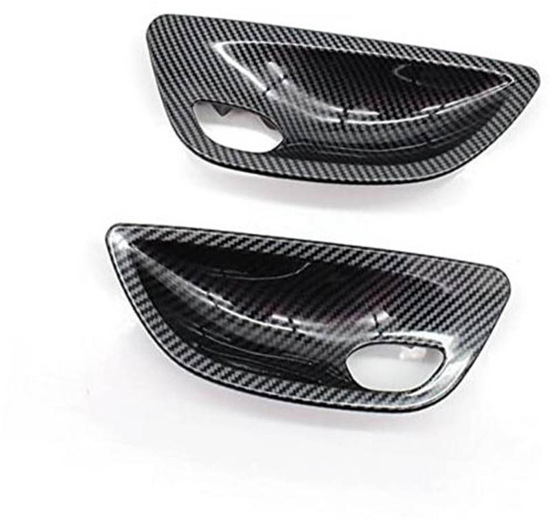 Pizgear for, 5er F10 F11 F18 2010–2017, Links und rechts, Innentürgriff-Schüssel-Abdeckung, Ersatz Auto-Innentürgriff(Carbon Fiber) von Pizgear