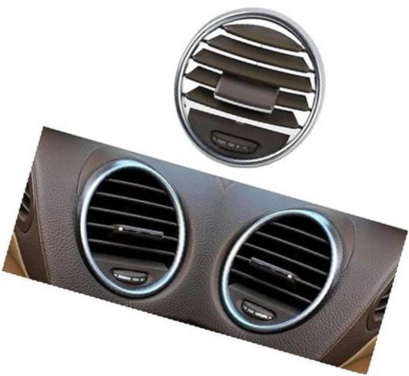 Pizgear for, W164 M 164 ML GL Klasse 300 350 400 450 2005-2012 Armaturenbrett Zentrale Links Rechts A/C Air Vent Grille Outlet Panel Lüftungsauslass für Autoklimaanlage(Brown L or R 1pc) von Pizgear