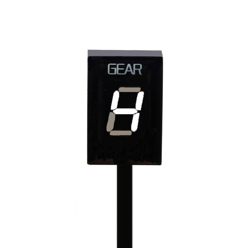 Pizgear for, for Fzs600 Fazer 1998–2001 2002 2003 Fzs 600, Motorrad-Sonderzubehör, Anzeigeanzeige, 1–6 Gang-Geschwindigkeitsmesser Motorrad-Ganganzeige(White) von Pizgear