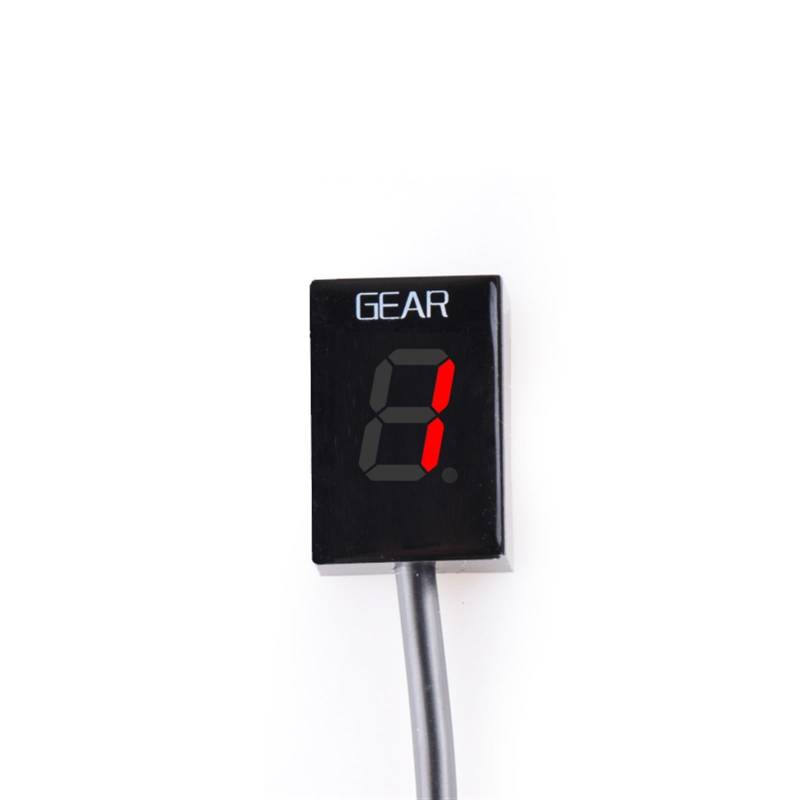 Pizgear for, for Ralder Roadllner 2006 2007–2014 2015 2016, Motorrad-Sonderzubehör, Anzeigeanzeige, 1–6 Gang-Geschwindigkeitsmesser Motorrad-Ganganzeige(Red) von Pizgear