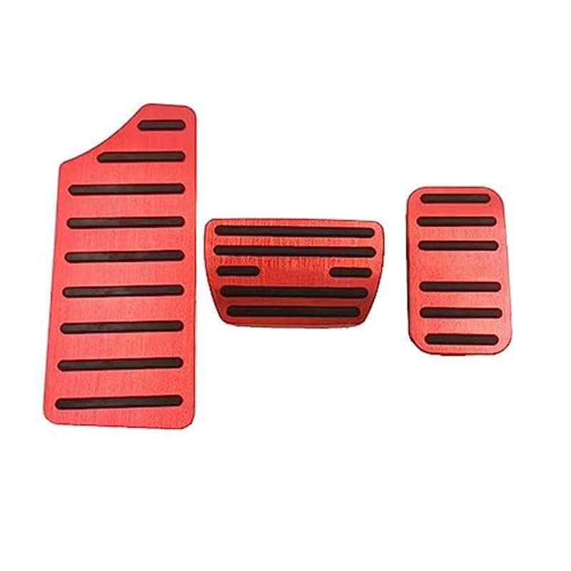 Pizgear for Civic, 10. 11. 2016-2019 2021 2022 Auto Gaspedal Bremspedal Pad rutschfeste Abdeckung Gehäuseschutz Zubehör Fußpedalabdeckung Autopedalabdeckung(Black 2PCS RED) von Pizgear