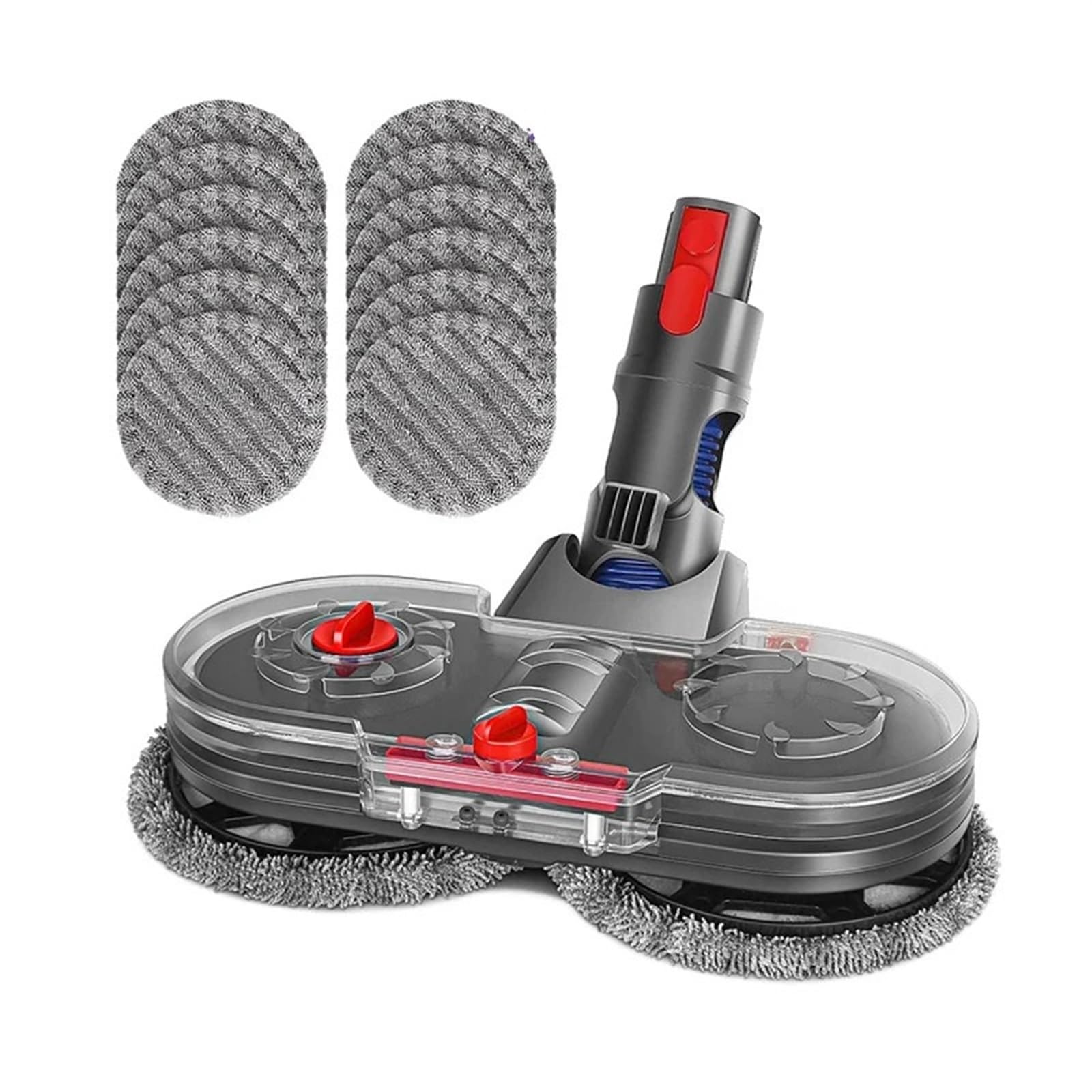 Pizgear for Dyson, for V7 V8 V10 V11 V15 Staubsauger Elektrische Mopp Kopf Bürste Mit Wasser Tank Abnehmbare Tuch Mopp Zubehör Ersatzteile Roboter-Staubsauger-Wischpad(Mop Head Set) von Pizgear