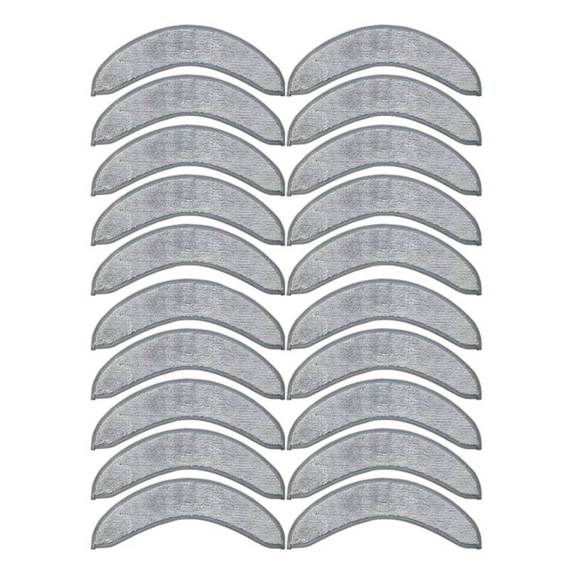 Pizgear for Irobot, for Roomba Combo J7+/Plus Staubsauger Teile Ersatz Wischen Pads Zubehör Mikrofaser Mopp Pad Mopp Pads Teile Roboter-Staubsauger-Wischpad(20pcs) von Pizgear