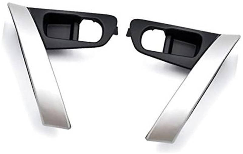 Pizgear for Nissan, for Qashqai, J10 2007-2015 Autotürgriffbasis Innengriff Silbergriff ABS-Abdeckung Auto-Innentürgriff von Pizgear