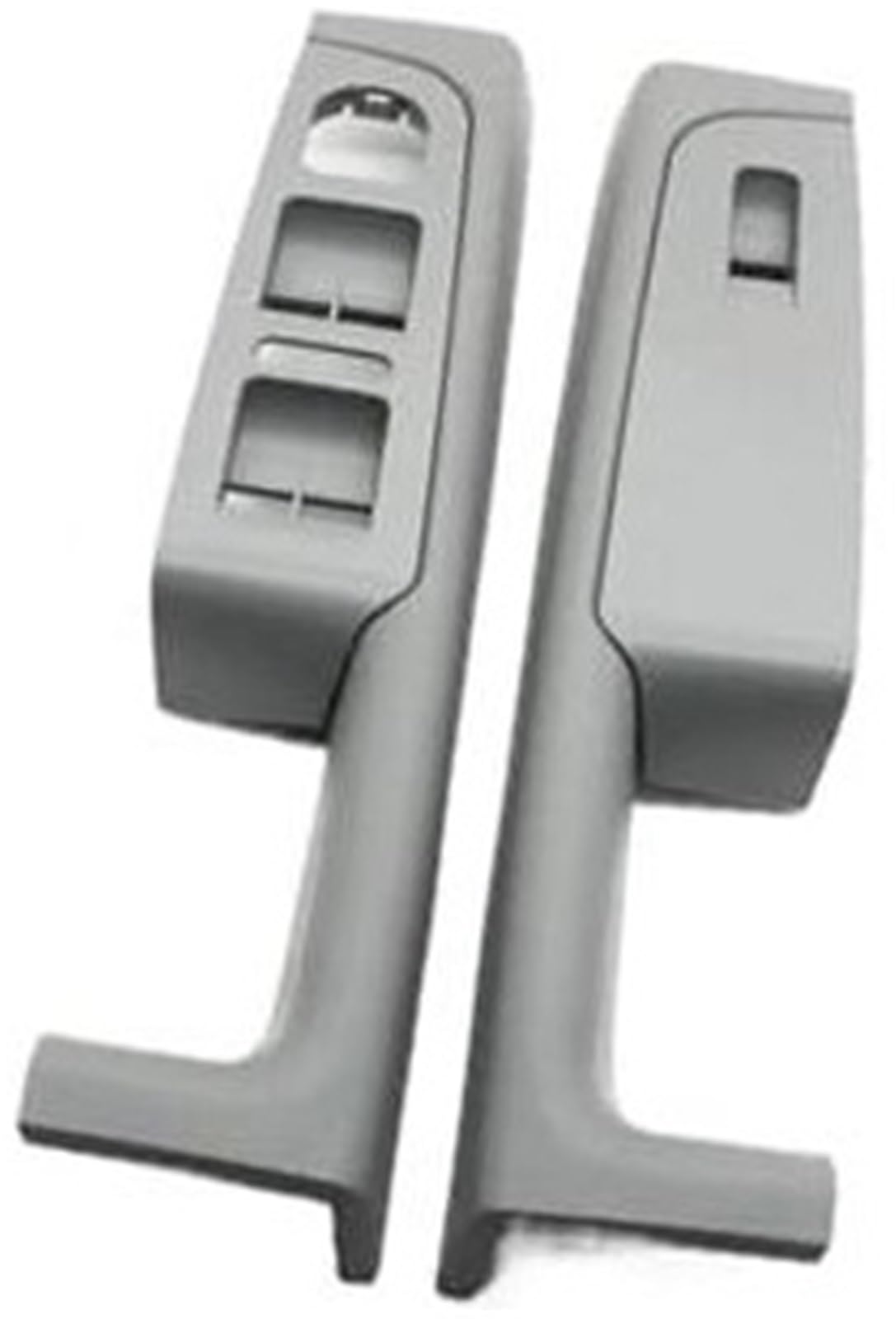 Pizgear for Skoda, for Superb 2008 2009 2010–2013 3TD867158A Auto vorne hinten Innentürgriff Armlehnenrahmen Schalter Bedienfeldverkleidung Auto-Innentürgriff(Black 2pcs-Grey) von Pizgear