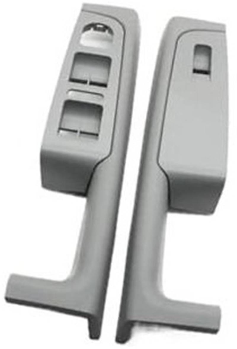 Pizgear for Skoda, for Superb 2008 2009 2010–2013 3TD867158A Auto vorne hinten Innentürgriff Armlehnenrahmen Schalter Bedienfeldverkleidung Auto-Innentürgriff(Black 2pcs-Grey) von Pizgear