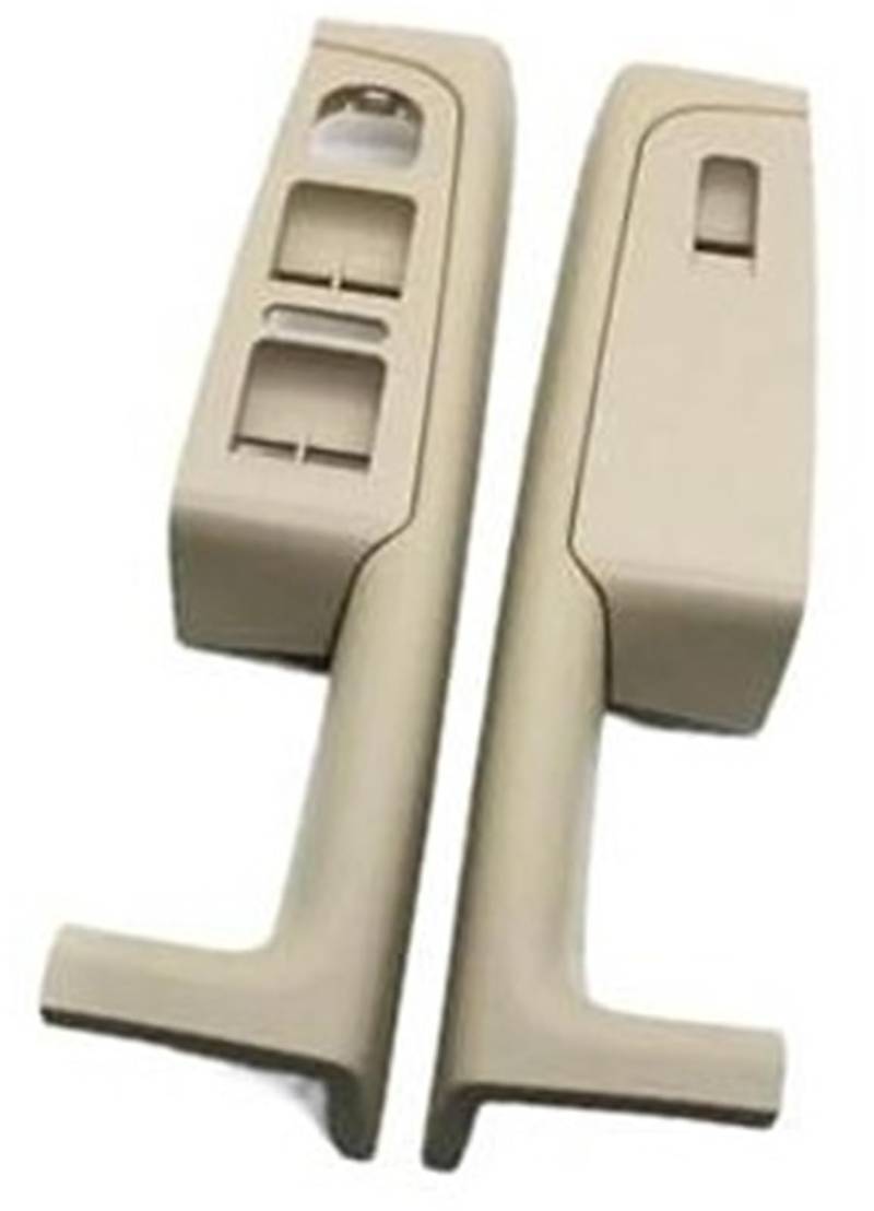 Pizgear for Skoda, for Superb 2008 2009 2010–2013 3TD867158A Auto vorne hinten Innentürgriff Armlehnenrahmen Schalter Bedienfeldverkleidung Auto-Innentürgriff(Black 2pcs-beige) von Pizgear