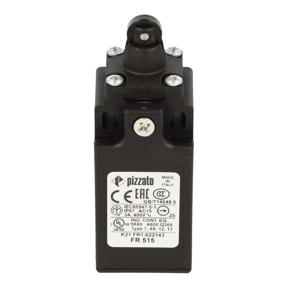 FR 515 | FR515 | PIZZATO MINIATURE LIMIT SWITCH WITH ROLLER PLUNGER ACTUATOR 1NO + 1 NC CONTACTS FR 515 | FR515 | PIZZATO MINIATURE LIMIT SWITCH WITH ROLLER PLUNGER ACTUATOR 1NO + 1 NC CONTACTS von PIZZATO ELETTRICA