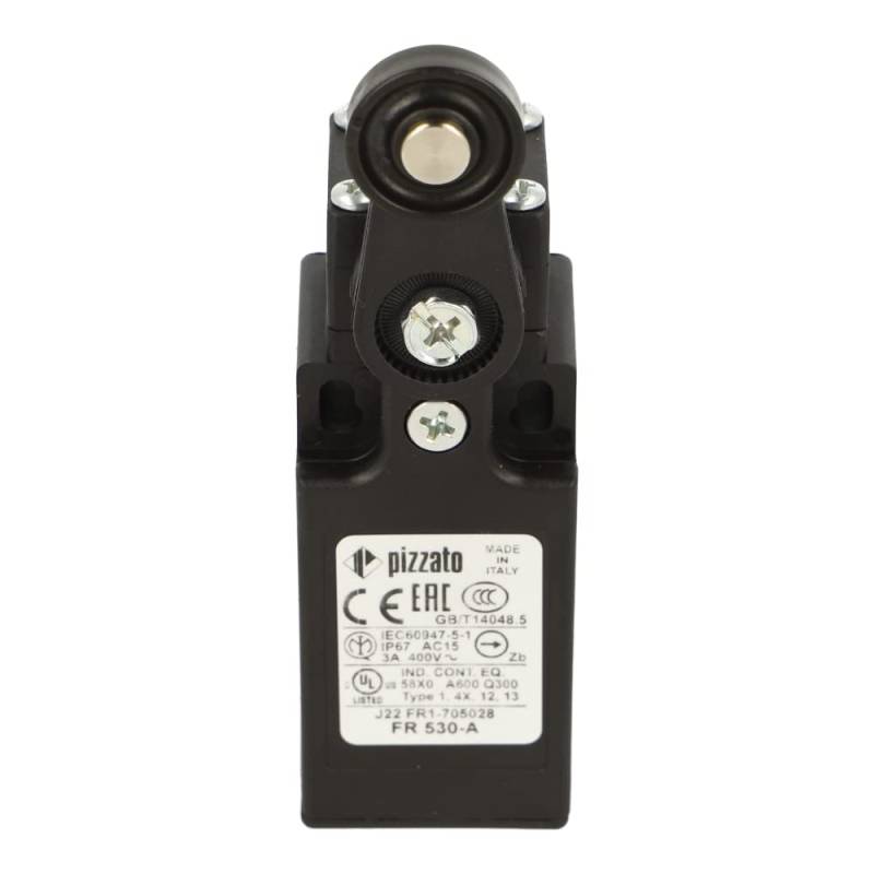 Pizzato FR 530-A | PIZZATO LIMIT SWITCH, ROLLENHEBEL AKTUATOR, 1NO + 1NC SCHNELL AKTION, PG11, SCHWARZ, AUTOMATISCH, IP54 von PIZZATO ELETTRICA