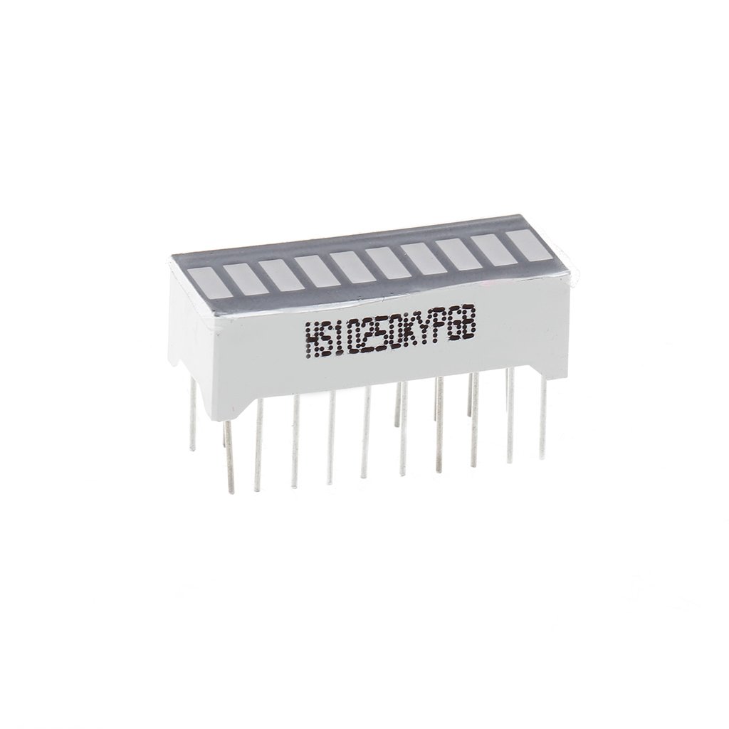 10-Segment LED Balkenlichtanzeige Rot Gelb Grün Blau 10-Segment LED Balkenlichtanzeige Rot Gelb Grün Blau von Pjeghbvop