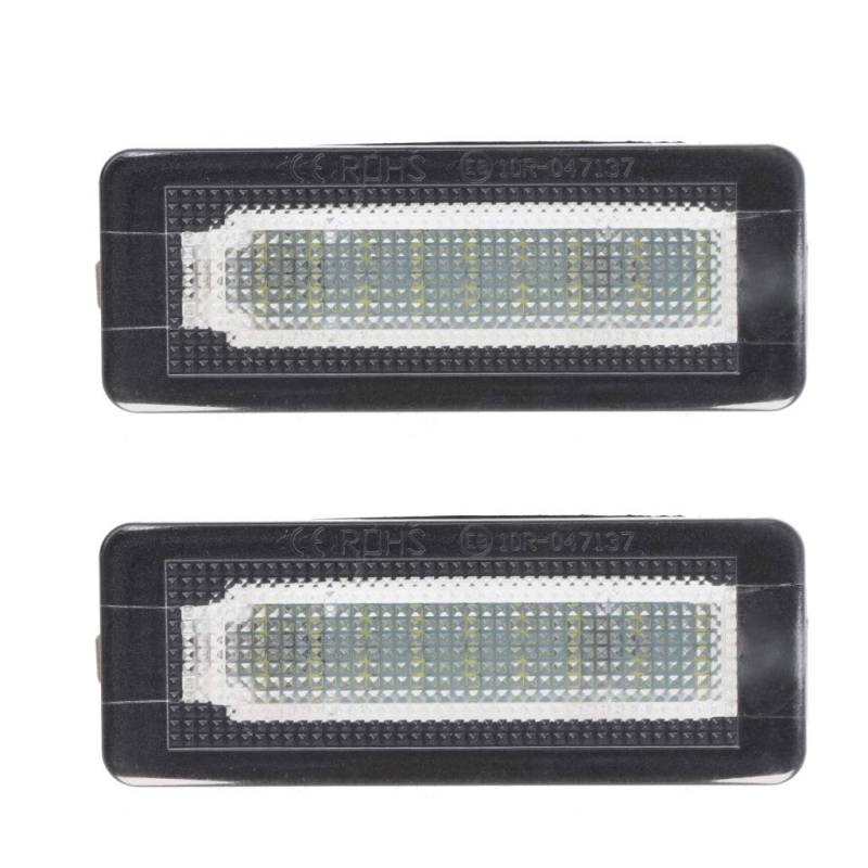 Pjeghbvop 2 Teile/Satz 18 LED Kennzeichen Licht Lampe Fehler Kostenloser Für Für Smart Fortwo Coupe 450 451 W450 von Pjeghbvop