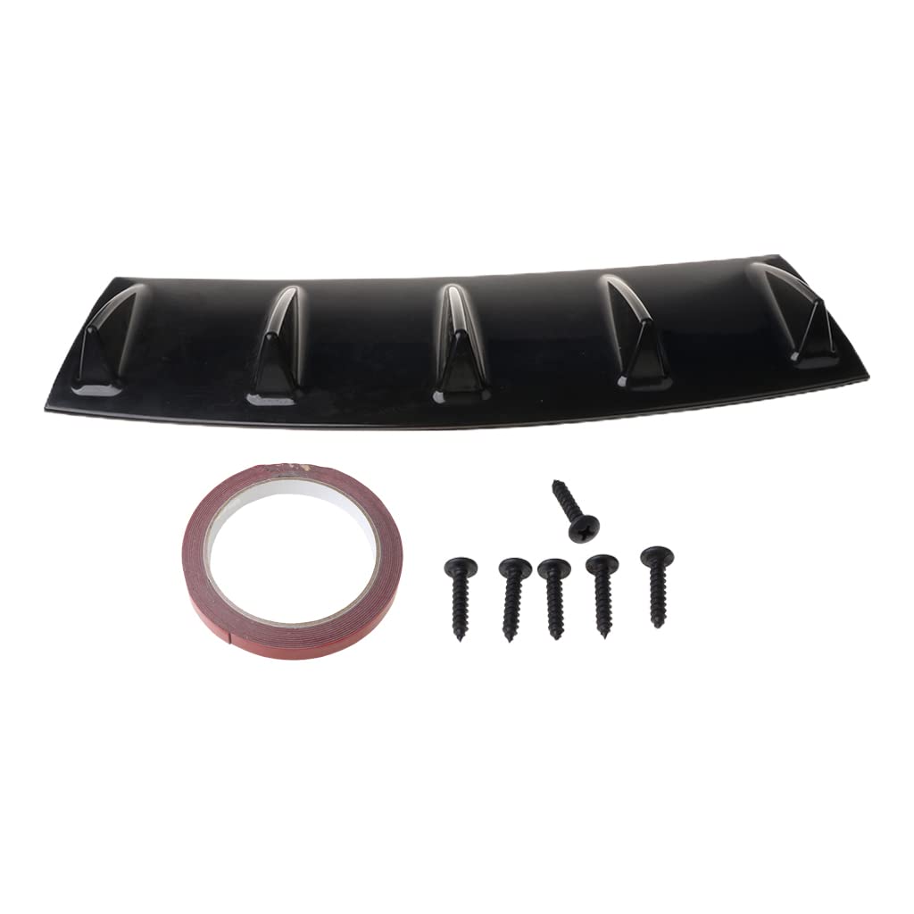 Pjeghbvop Auto Heckstoßstange Lippe Spoiler Diffusor Splitter Kratzschutz 5 Fin Fin Bumper Pjeghbvop Auto Heckstoßstange Lippe Spoiler Diffusor Splitter Kratzschutz 5 Fin Fin Bumper von Pjeghbvop