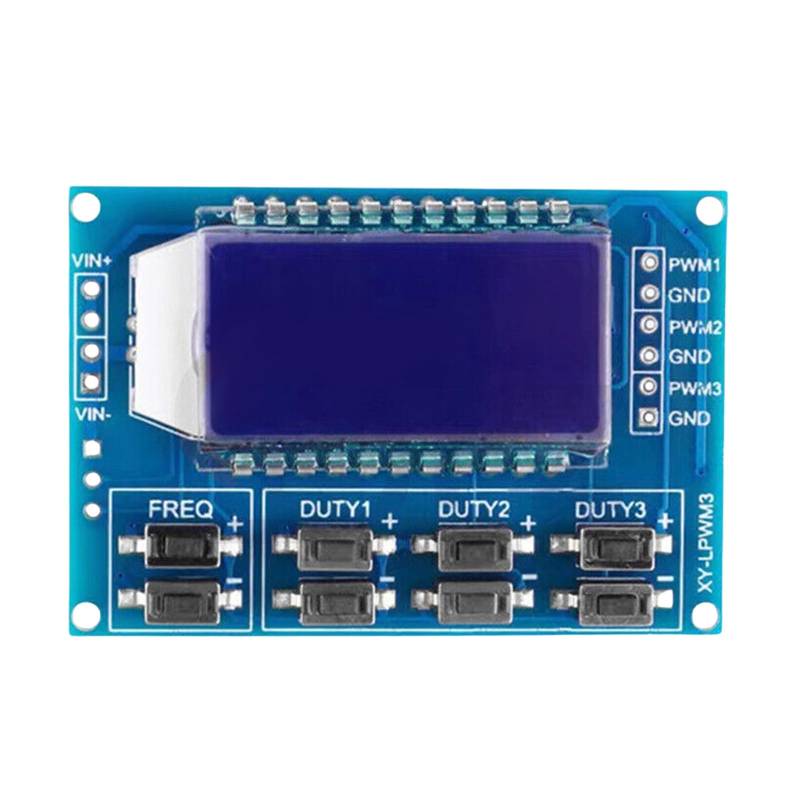 Signale Generator Pulsierter Frequenzzyklus 1Hz-150 KHz Einstellbare Rechteckige Signale Generatormodul LCD Anzeige von Pjeghbvop
