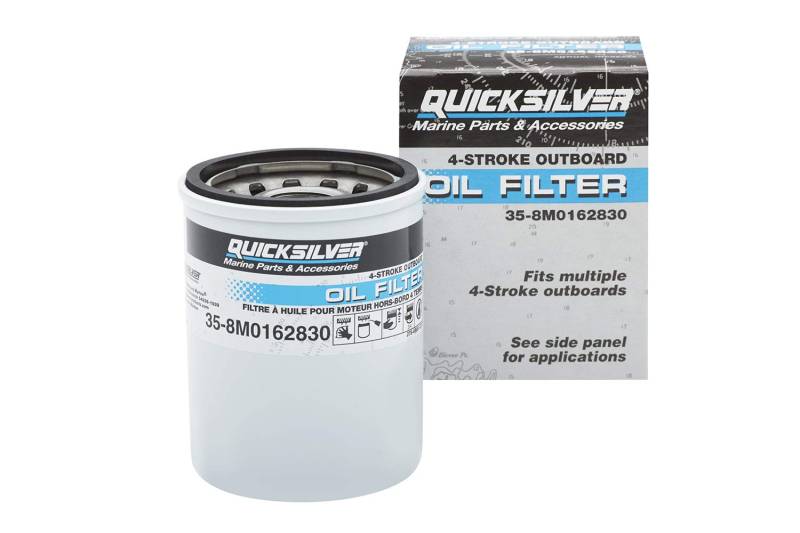 Quicksilver 8M0162830 Ölfilter – Mercury und Mariner 4-Takt-Außenbordmotoren 25 PS bis 115 PS, Weiss von Quicksilver