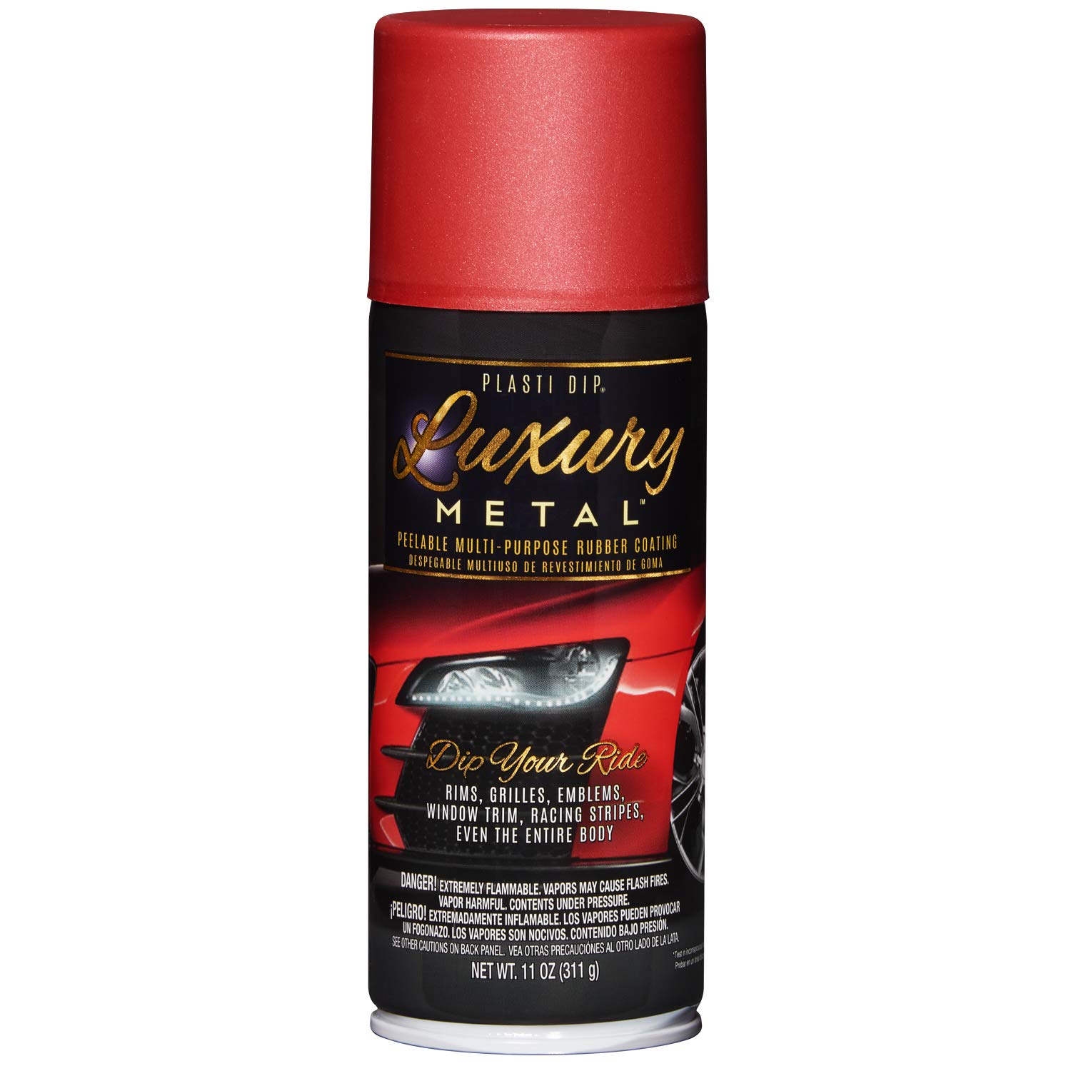 Plasti Dip Kunststoff/Gummifarbe – Spray – Luxus Metall (Volcano Red Metallic) von Plasti Dip