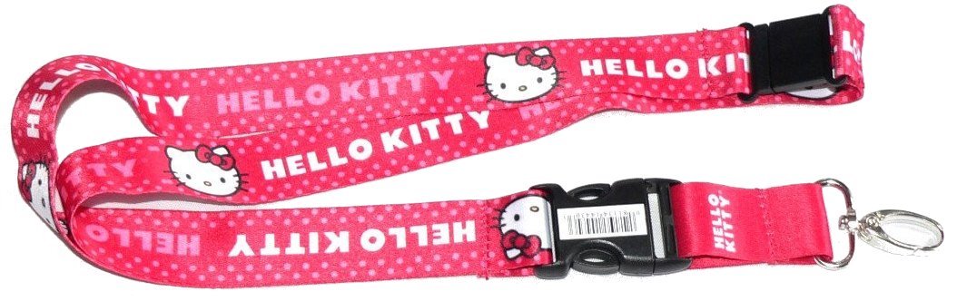 Hello Kitty Schlüsselband mit Clip Schnalle Schlüsselband Schlüsselanhänger Halter Hello Kitty Schlüsselband mit Clip Schnalle Schlüsselband Schlüsselanhänger Halter von Plasticolor