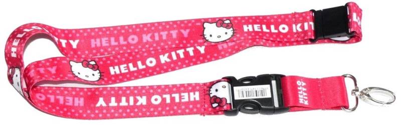 Hello Kitty Schlüsselband mit Clip Schnalle Schlüsselband Schlüsselanhänger Halter von Plasticolor