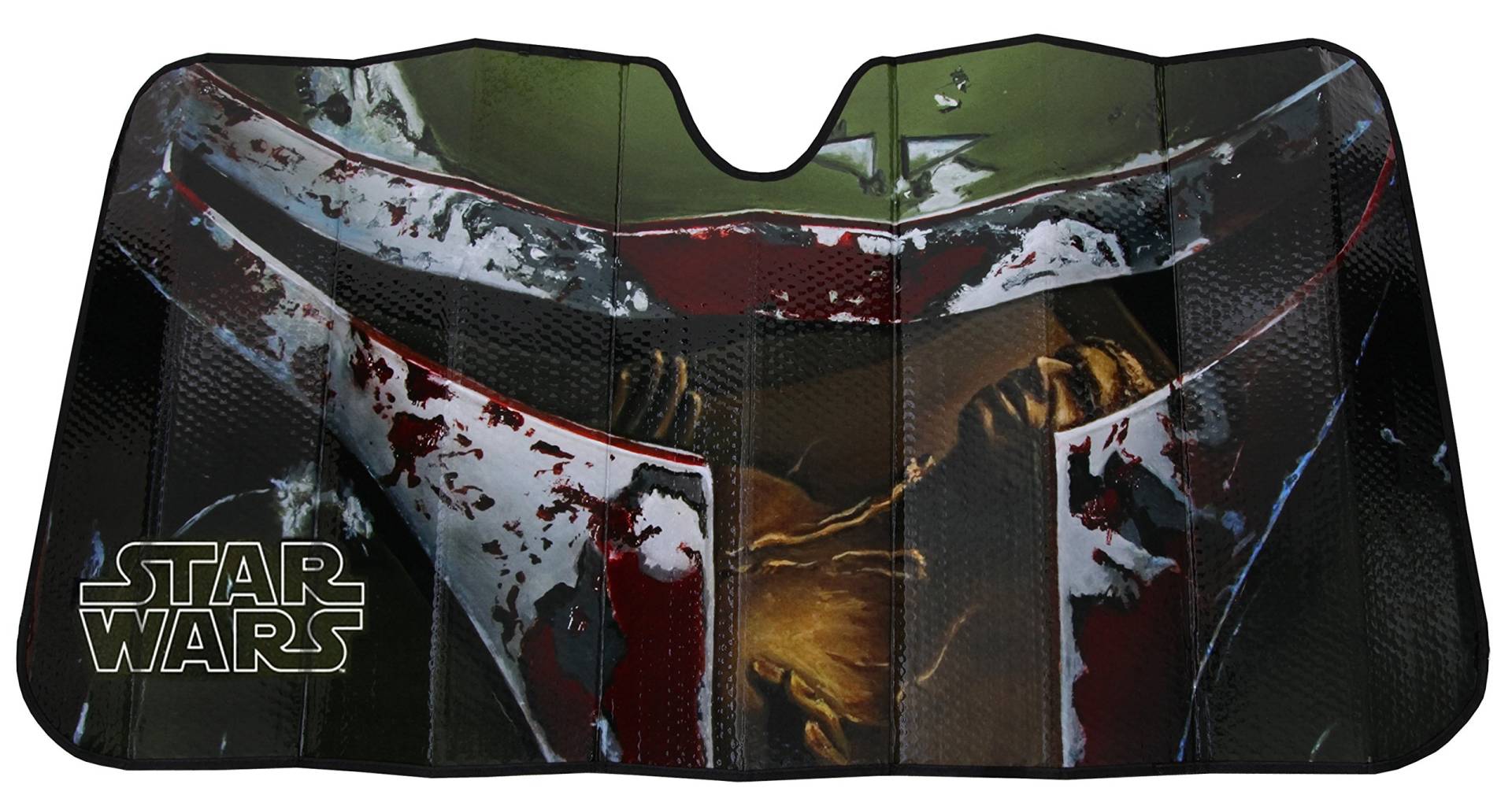 Plasticolor 003720R01 Star Wars Boba Fett Akkordeon-Stil Auto LKW SUV Frontscheibe Sonnenschutz Plasticolor 003720R01 Star Wars Boba Fett Akkordeon-Stil Auto LKW SUV Frontscheibe Sonnenschutz von Plasticolor