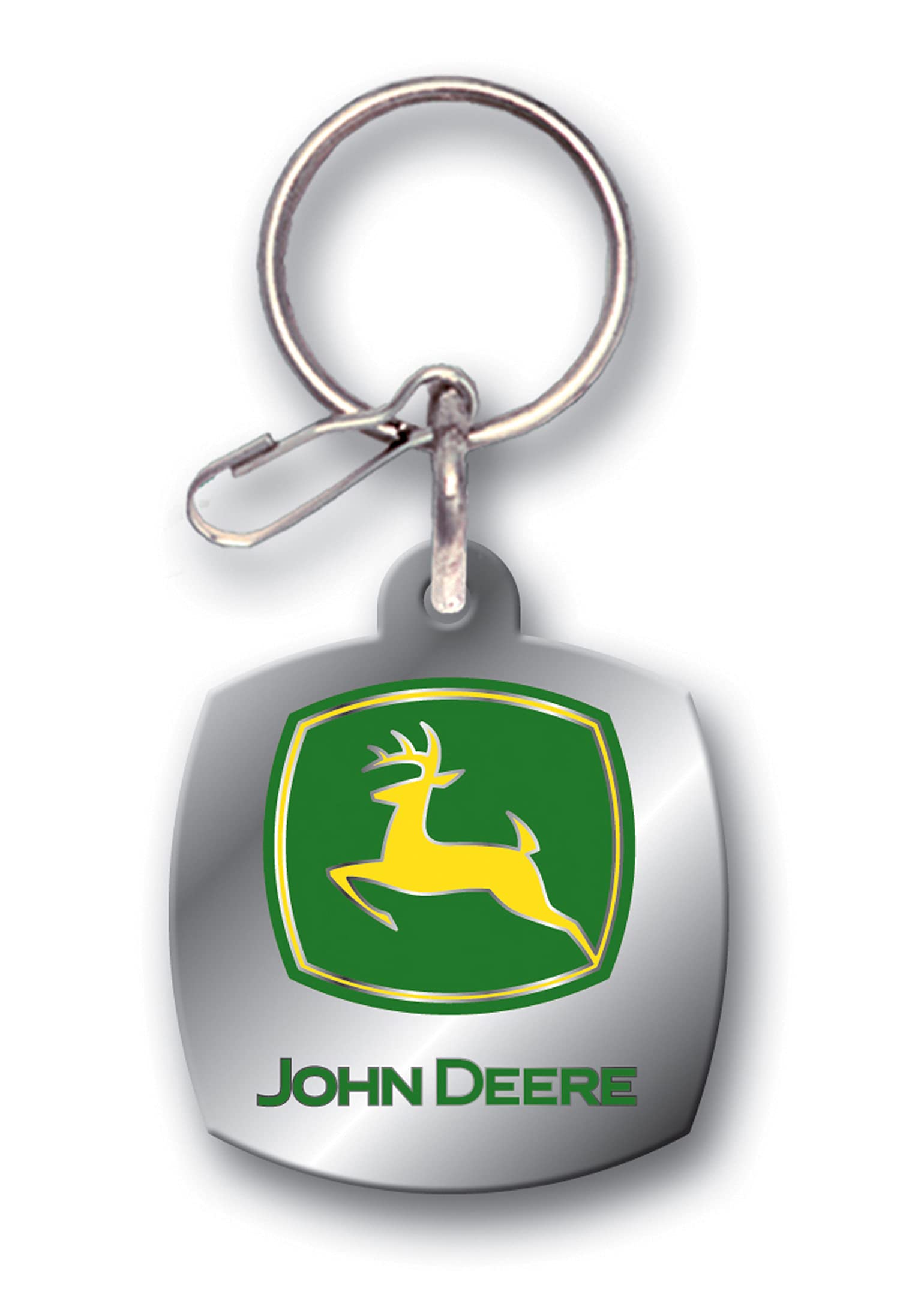 Plasticolor 004173R01 John Deere Logo Emaille Schlüsselanhänger von Plasticolor