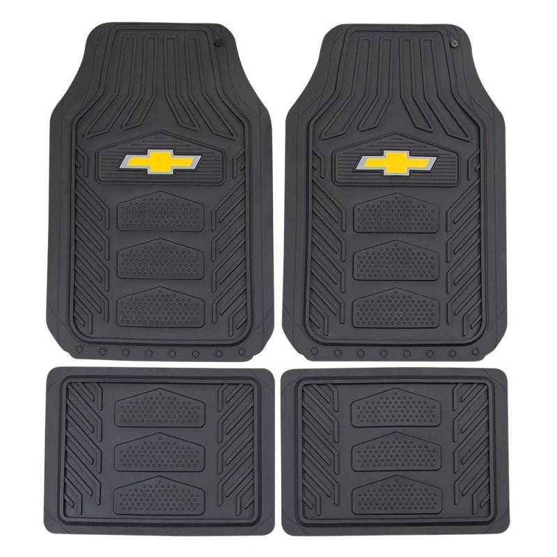 Plasticolor Chevrolet Weatherpro 4-teiliges Fußmatten-Set, Fußmatten von Plasticolor (001664R03), Schwarz, Einheitsgröße von Plasticolor