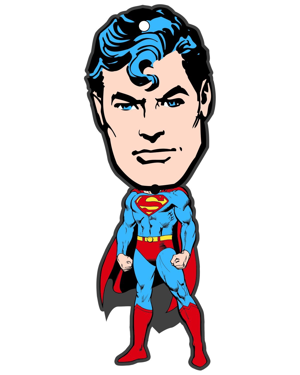 Warner Bros. 005411R01 Superman Wiggler Lufterfrischer von Plasticolor