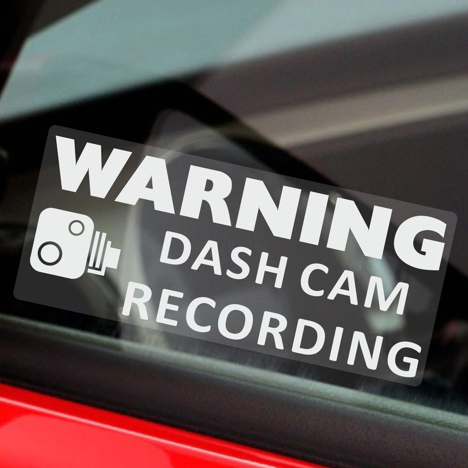 1 x Erwärmung Dash Cam recording- 200 mm – Fenster stickers-vehicle Sicherheit Dash Cam signs-cctv, Auto, Van, Truck, Taxi, Mini, CAB, Bus, Coach, Go Pro von Platinum Place