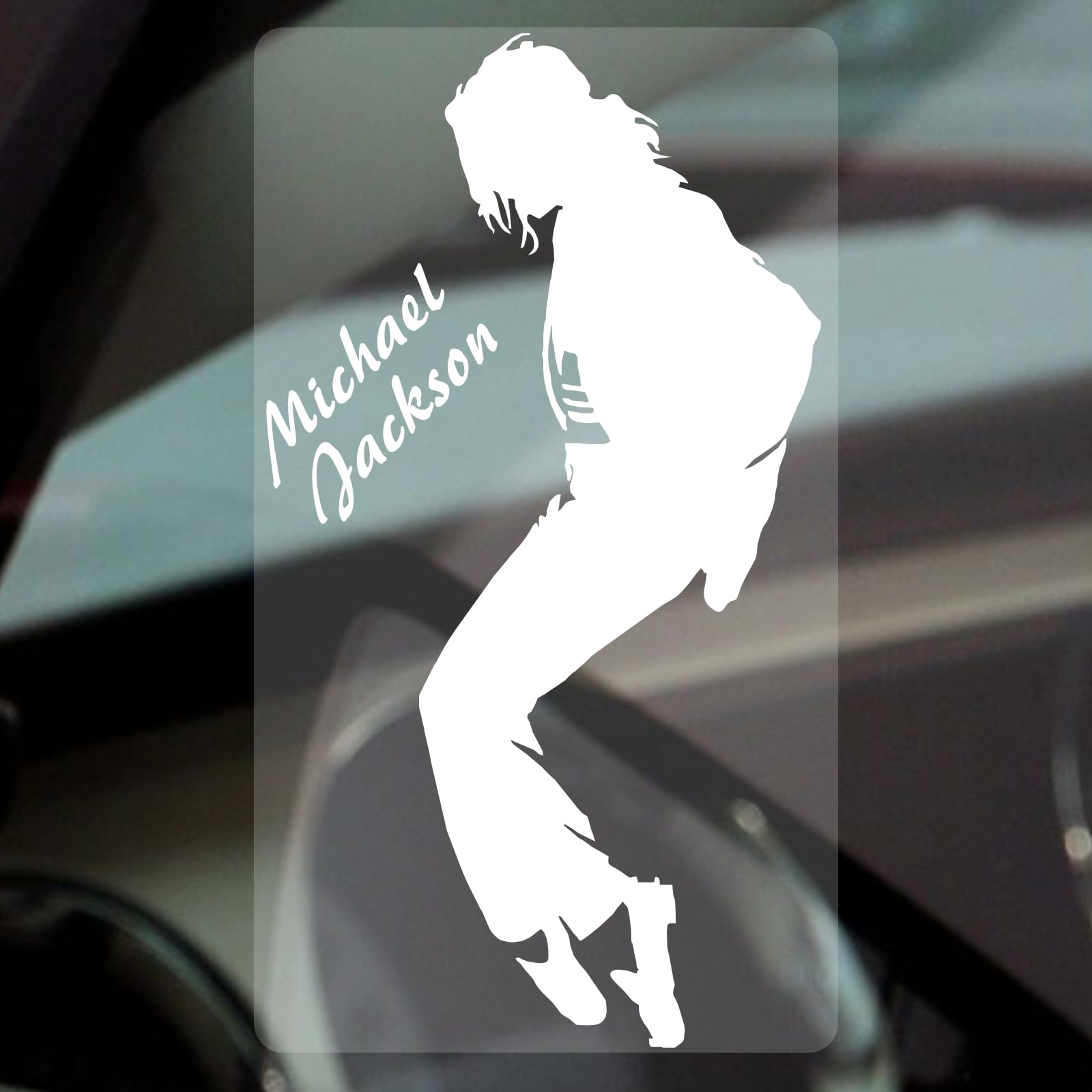 Platinum Place Michael Jackson Billie Jean Pose 155 mm Fenster Sticker-car, Van, Truck, Fahrzeug Selbstklebendes Vinyl, Schild von Platinum Place
