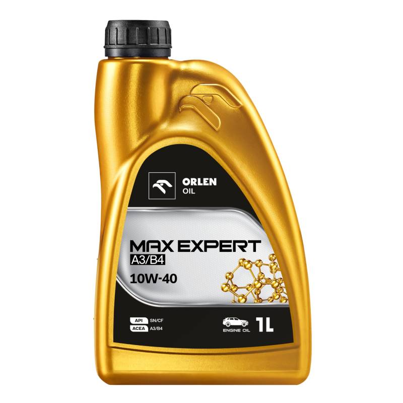 ORLEN Motoröl 10w40 1L - Motorenöl 10w-40 - Öl Auto - Motor Oil - Motoröle Für Autos - Motor Öl - ACEA: A3/B4 von ORLEN
