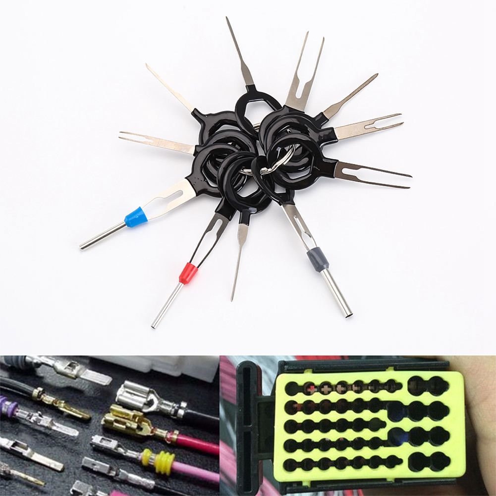 Plawee 11 Stuecke Auto Leiterplattensteckverbinder Buchse Verdrahtung Stecker Anschlussbuchse Nadel Removal Tool Set von Plawee