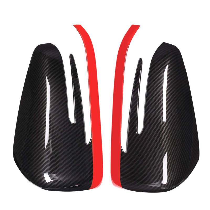 Plawee 2 X Abs Seiten Tuer Rueckspiegel Kappen Abdeckung Zierleiste Fuer A Cla Gla W176 W117 X156 X204 von Plawee